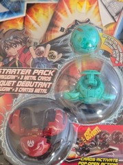 Bakugan Battle Brawlers Series 1 Starter Pack 2007 Stinglash Saurus Fear Ripper