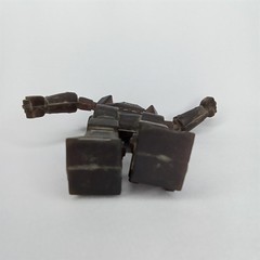 Vintage Bend-A-Bots Fighting Robot Warrior Bang Bongg Bendable Marty Toys 1985