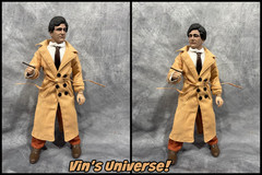 Custom 8″ Mego Peter Falk as LT Frank Columbo Action Figure Boxed