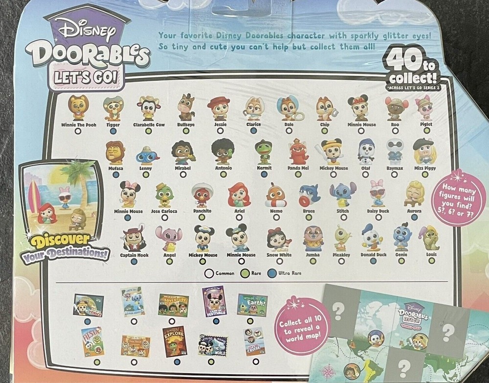 YOU PICK! Disney Doorables Lets Go! Series 2 [Donald Duck, Miss Piggy, Kermit]