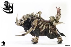 Battle Boar Bone Stabber Black 7.9in 1/12 Scale Action Posable Figure D20studio