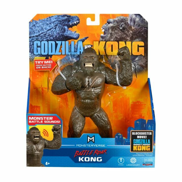 PLAYMATES GODZILLA VS KONG BATTLE ROAR KONG 7″