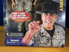 P13-67 GUNNERY SGT. R. LEE ERMEY TALKING ACTION FIGURE – AUTOGRAPHED / JSA CERT.