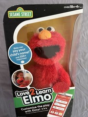 HASBRO Sesame Street Love 2 Learn Elmo RARE Customize Play Kids Toy New Open Box