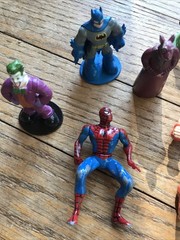 Lot Of 17 Die Cast & Plastic Super Heroes, Mixed Lot