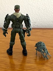 KONG SKULL ISLAND SAMUEL L. JACKSON ACTION FIGURE ARMS & HEAD CAMO