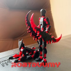 T13 3D Action Figure Set Assembly Completed,Dummy Robot Titan 13 Action Figur…