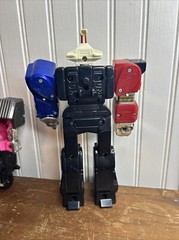 1995 MMPR POWER RANGERS For Parts Lot. MEGAZORD Pink, Blue, Yellow, Black *Read