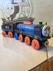 HIRO ! THOMAS FRIENDS TRAIN WOODEN Railway #51 Japanese PATCHWORK VARIANT 2003