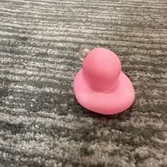 Rubber Duck Pink Bubble Blowing Decor Car Home Office Cute Ornament Ducky New
