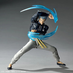 Kaiyodo Revoltech Amazing Yamaguchi Garou One Punch Man Figure w/Bonus In Hand