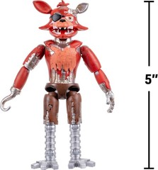 Five Nights at Freddys Withered Foxy – 5-Inch Articulated Figure with Jumpscare
