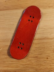 34mm Engraved Fingerboard Mini Skateboard *DECK ONLY*
