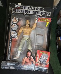 WWE Deluxe Aggression Series 7 Sabu Jakks Pacific Figure ECW New In Box Unopened