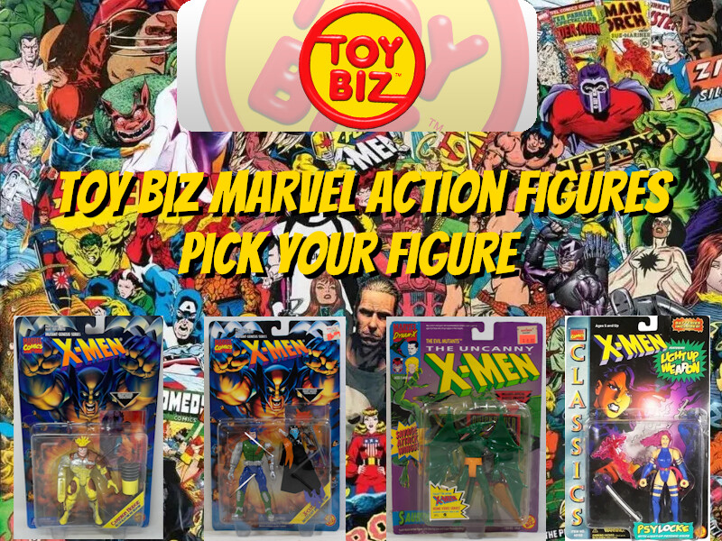 1990 – 2006 Toybiz Marvel Action Figures *Pick Your Figure*