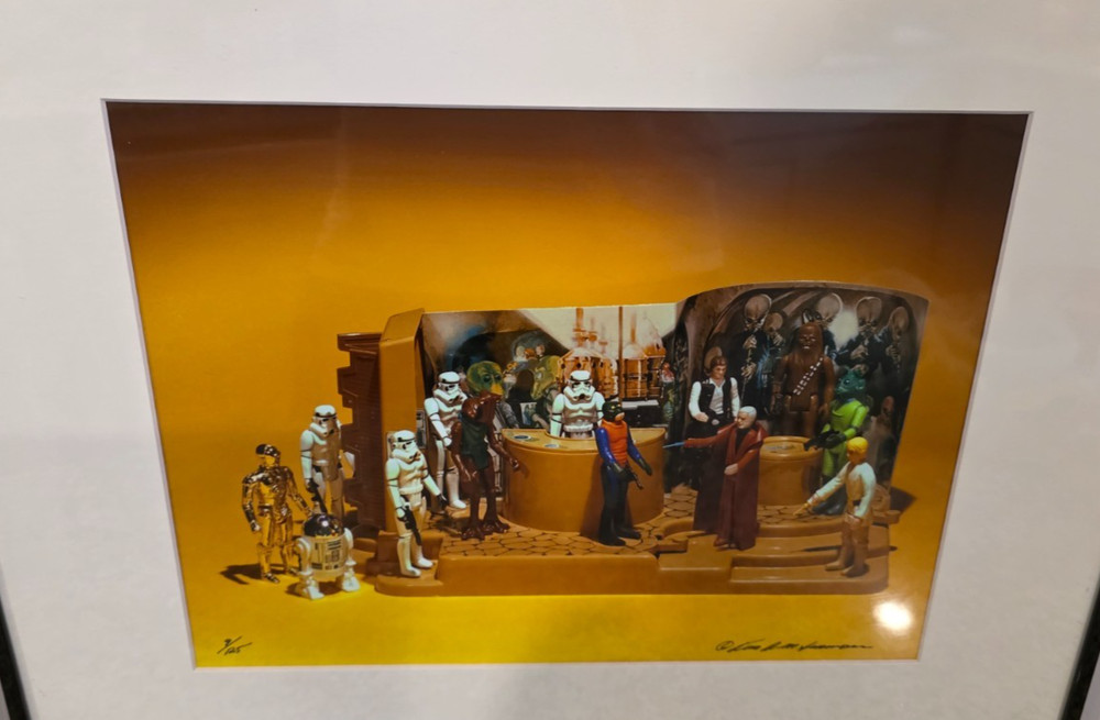Creature Cantina Original Print STAR WARS Kim D.M. Simmons /125 SIGNED Autograph