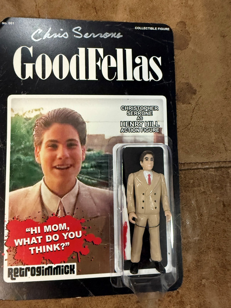 Goodfellas Henry Hill as a kid 1:18 scale signed by actor Christopher Serrone