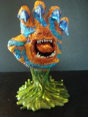TIGER HAND Custom Kidrobot Santa Cruz Skateboards Screaming Hand Figure
