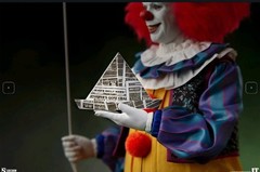 PENNYWISE TIM CURRY IT STEPHEN KING SIDESHOW COLLECTIBLES 1/6 SCALE FIGURE