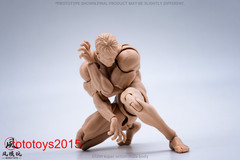 US Wind Toys 1/12 Flexible Man Jointed 6″ Male Action Figure Head Body Model Toy