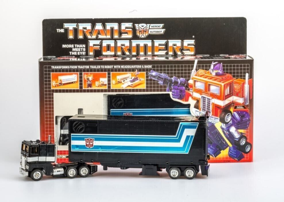 Transformers G1 Autobot Commander Black Optimus Prime Transforming Toy Figure