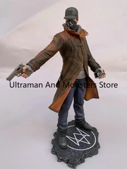 Watch Dogs 24cm Aiden Pearce Action Figure Anime Figurine Collectible Model Toy