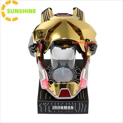 Iron Man MK17 Heart Breaker Helmet Gold English 1/1 Wearable Voice-control Props
