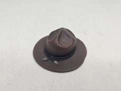 2″ Scale Soldier Sergeant Hat Model for Figure Doll Toys Brown
