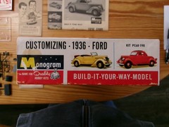 Monogram ~ 1961 Issue Customizing 1936 Ford Kit PC68-198 7/7