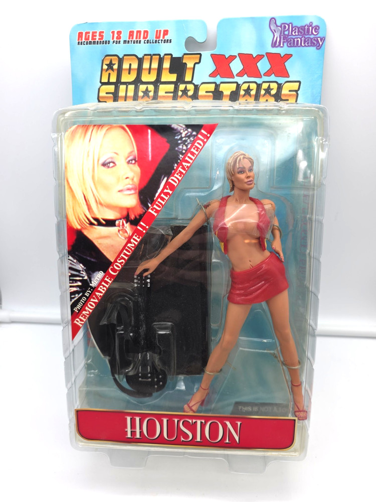 Rare Adult Superstars XXX Houston with Guitar Collectible Fantasy Action Figure