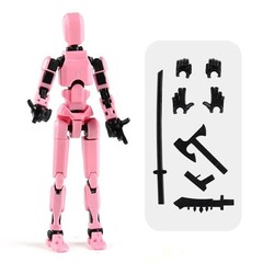 New Titan 13 Action Figures T13 Figure 3D Printed Multi-Jointed Movable Lucky 13