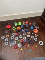 beyblade assorted lot some rare launchers metal plastic