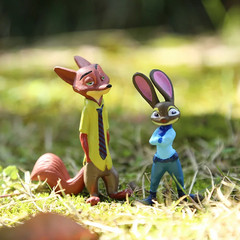Amazing 12Pcs/Set Zootopia Animals Action Figure Toys Rabbit Judy Hopps Fox Nick