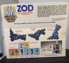 Vintage 1983 Tonka GoBots Zod Dinosaur Robot mib Rare Complete **Untested**