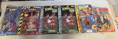 Vintage Toy Biz Xmen Action Figure Lot Of 6 Figures New Cyclops Elektra Jubilee