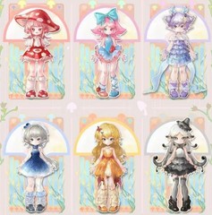 Mogo Bloom Mushroom 14.2cm/5.5In Bjd Doll Dressable Action Figure Toy Gift Hot