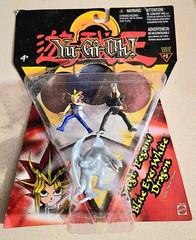 Yu-Gi-Oh! Yugioh, Pegasus, Blue Eyes White Dragon Figure 3 Pack (Series 1) – NEW
