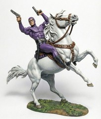 Custom Made Figurine The Phantom On Horse – 13cm tall