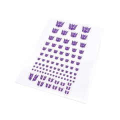 2Pcs Transforming Robot Sticker Symbol Sticker Decal for Kids Deformation Toy