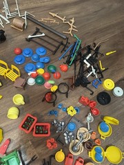VTG Lot Play Mobile Figurines, Cowboys, Circus, Animal Figurines & Accessories