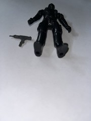 VTG Hasbro 1983 G.I. Joe Snake Eyes-Swivel Arm-Figure w/Battle Gear Uzi-LOOK!