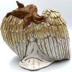 Stone Table Angel with 150 Different Biblical Verses ( 5.2 Inches high )
