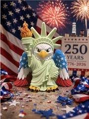 Liberty Eagle – Patriotic Bald Eagle Statue