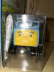 D199 ! THOMAS FRIENDS TRAIN WOODEN 1996 New ! BOX SPAMCAN ! BRITT ALLCROFT