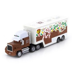 Set of 2 Disney Pixar Cars No.101 TACH-O-MINT Hauler Truck Alloy Model Toy Gift