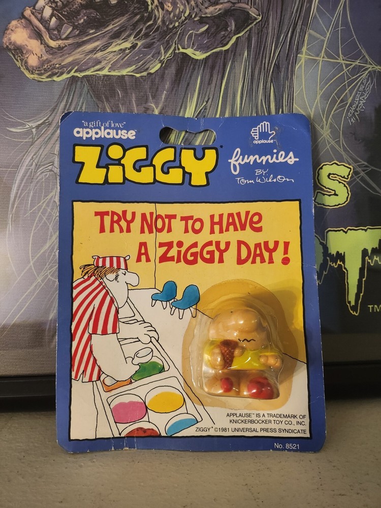 Applause Ziggy Figure Try Not to Have A Ziggy Day Funnies 1981 by Tom Wilson VTG