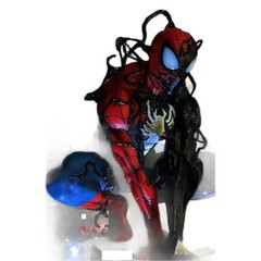 Symbiotic Spider-Man Venom Action Figure 38cm PVC Statue Model Collectible Toys