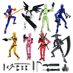 (Assembly Completed) 8 Packs Dummy13 Action Figure Set, 3D Printed ActionFigu…