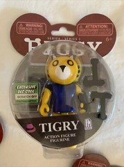 PIGGY Complete Set Of 5 Dinopiggy Dinosaur Series 1 Action Figure Roblox DLC
