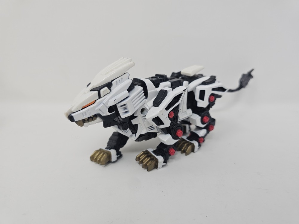 Vtg Hasbro Tomy Zoids White Liger Zero Action Figure Robot Lion Tiger Toy